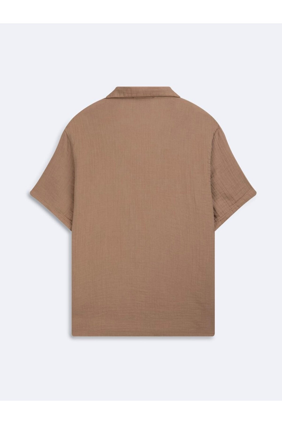 LTB Chemise Anthracite Basic à Manches Courtes et Boutons - Anthracite