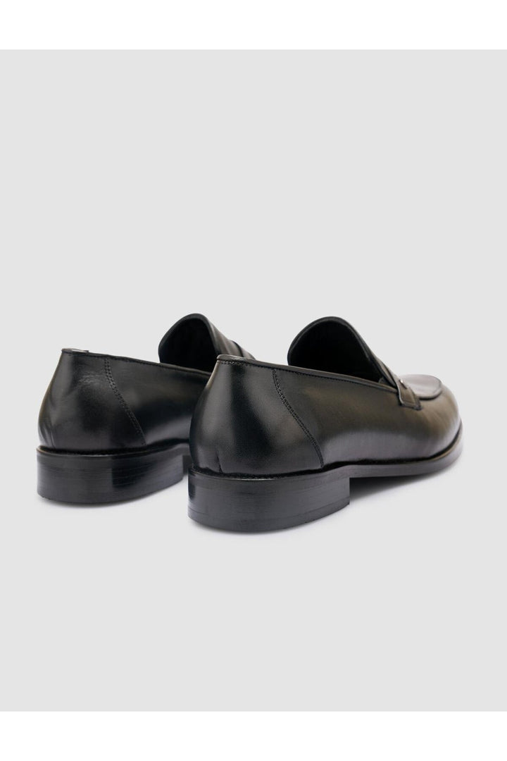 Cabani Shoes %100 Cuir véritable Chaussures classiques pour hommes noires - Multicolore