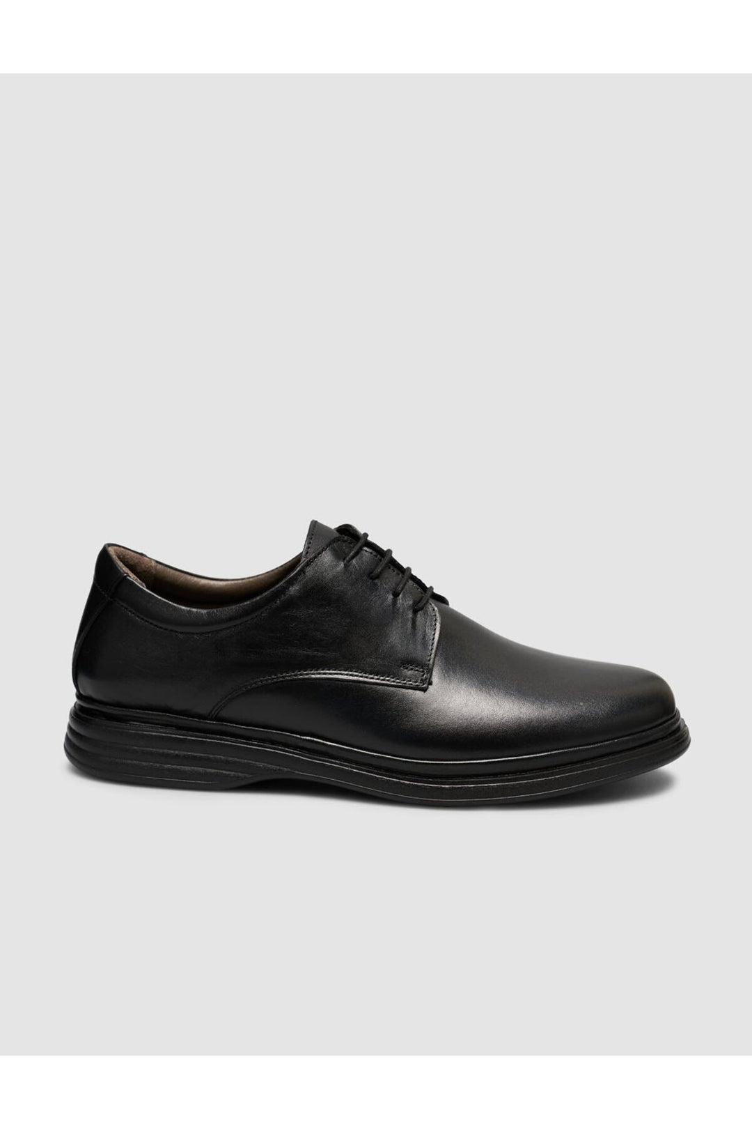 Cabani Shoes Chaussures classiques pour hommes en cuir véritable noires à lacets - Multicolore