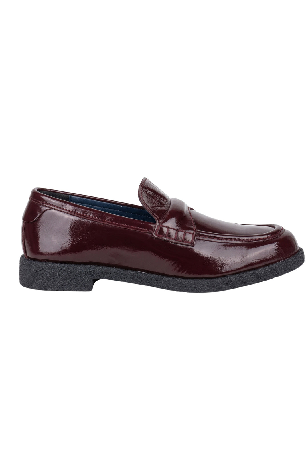 Wavelys Gabri Chaussures Femme Confortables Élégantes en Cuir Verni Noir à Semelle Souple et Flexible - Bordeaux