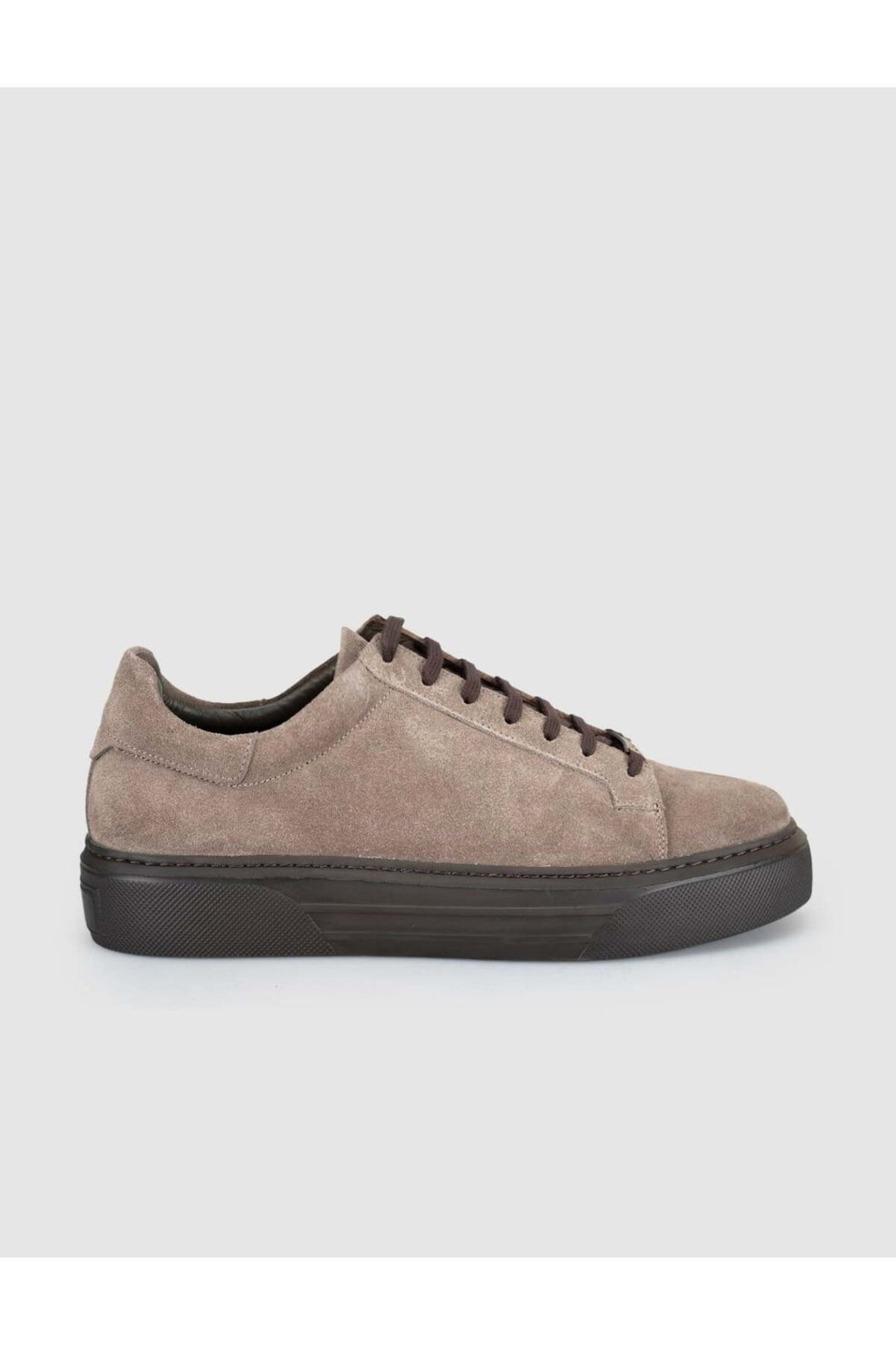 Cabani Shoes Baskets pour hommes en cuir suédé beige - Vison