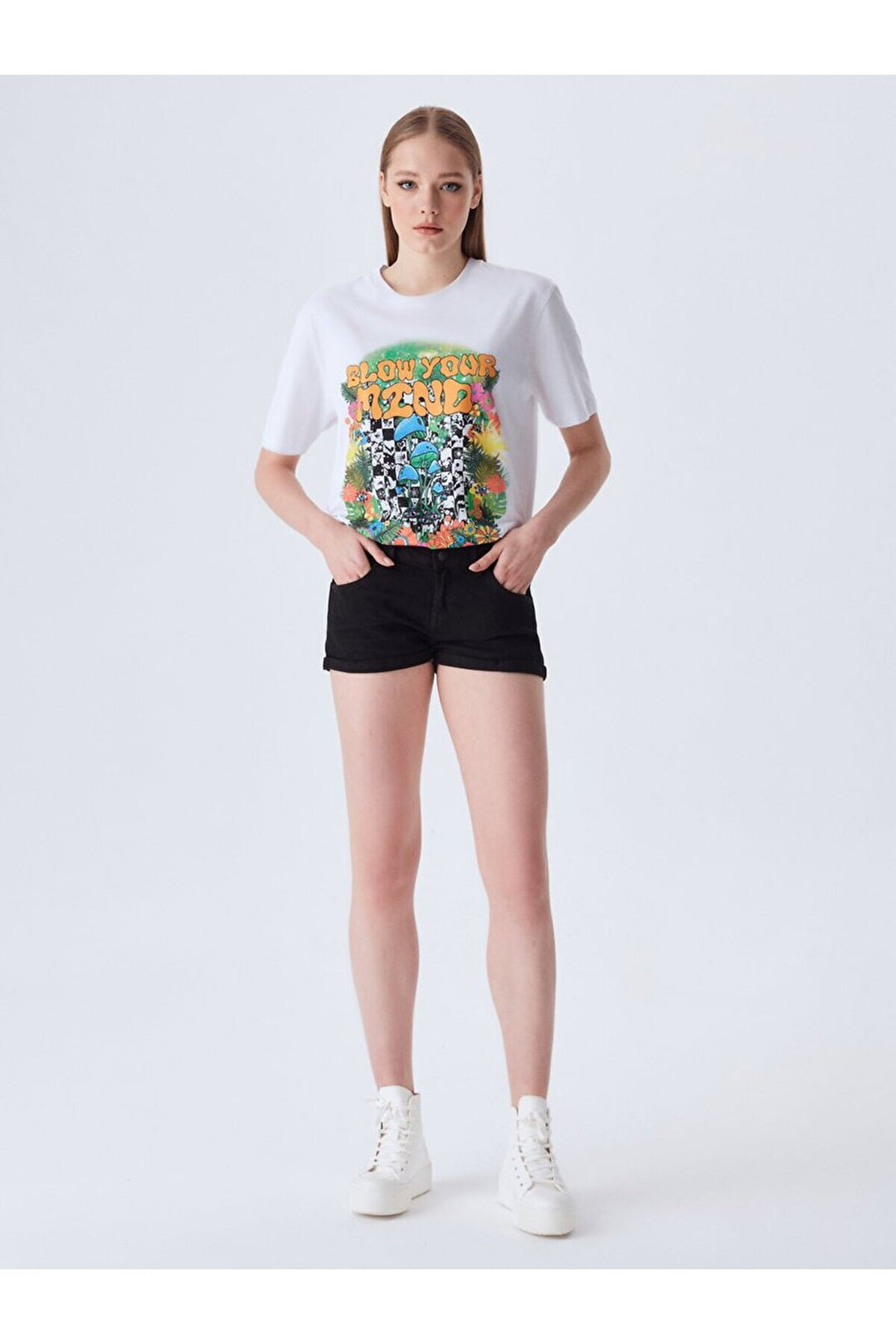 LTB Short Jean Judy Taille Basse - Noir