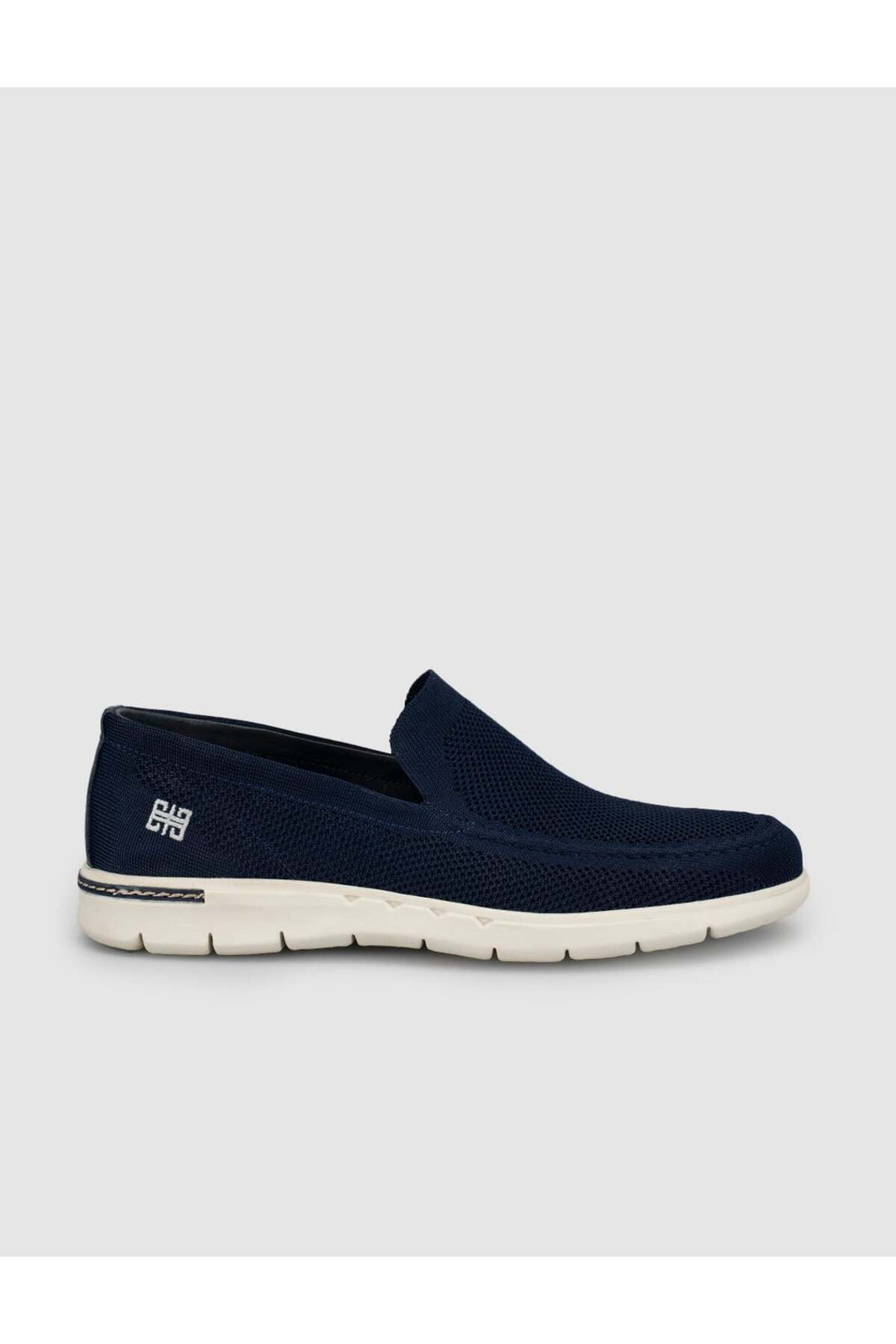 Cabani Shoes Chaussures décontractées pour hommes en tricot à semelle légère Bleu marine - Bleu marine