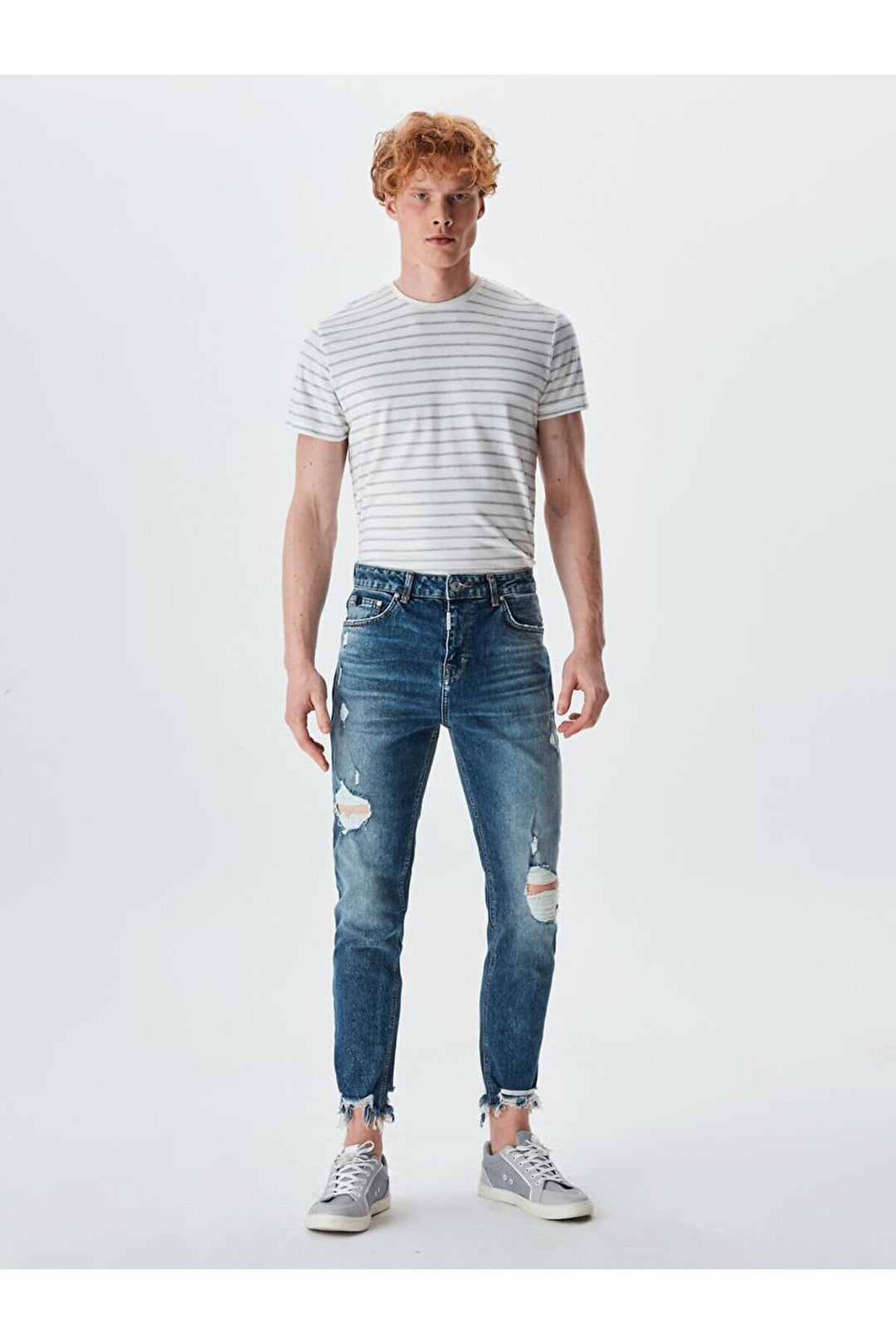 LTB Pantalon Eddard X déchiré coupe carotte