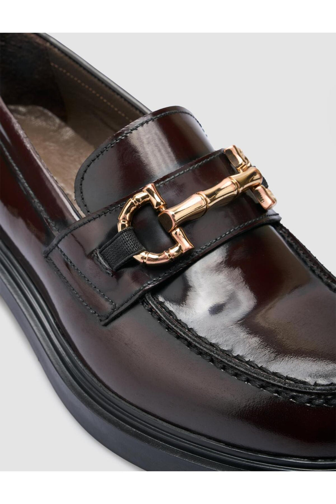 Cabani Shoes %100 Cuir véritable Chaussures de ville pour femmes Bordeaux - Bordeaux