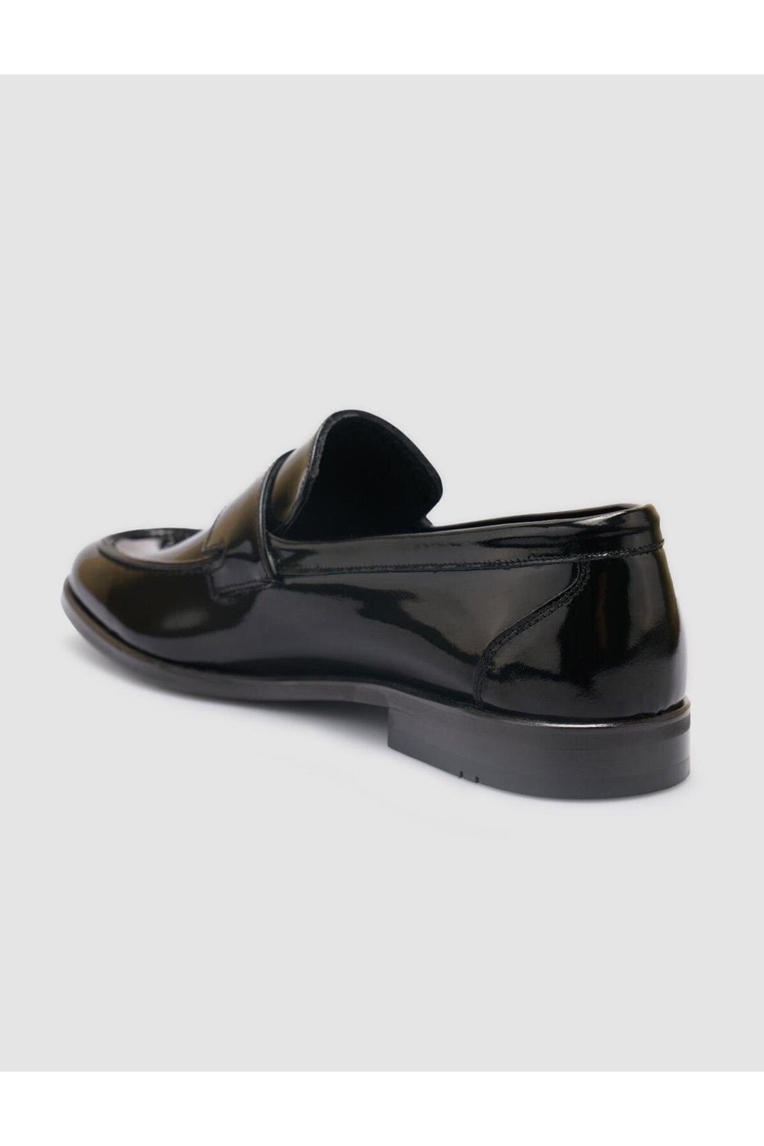 Cabani Shoes %100 Cuir Véritable Noir Verni Chaussures Classiques Pour Hommes - Multicolore