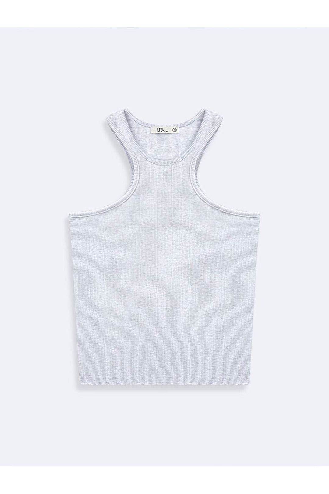 LTB Singlet basique gris côtelé sans manches