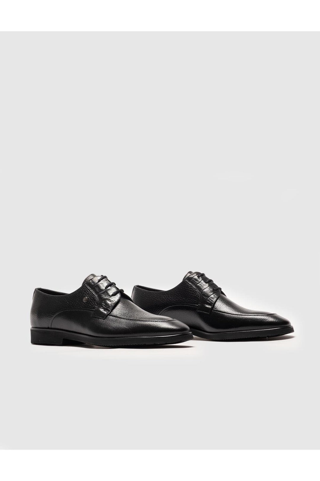 Cabani Shoes Chaussures classiques pour hommes en cuir véritable noires à lacets - Multicolore