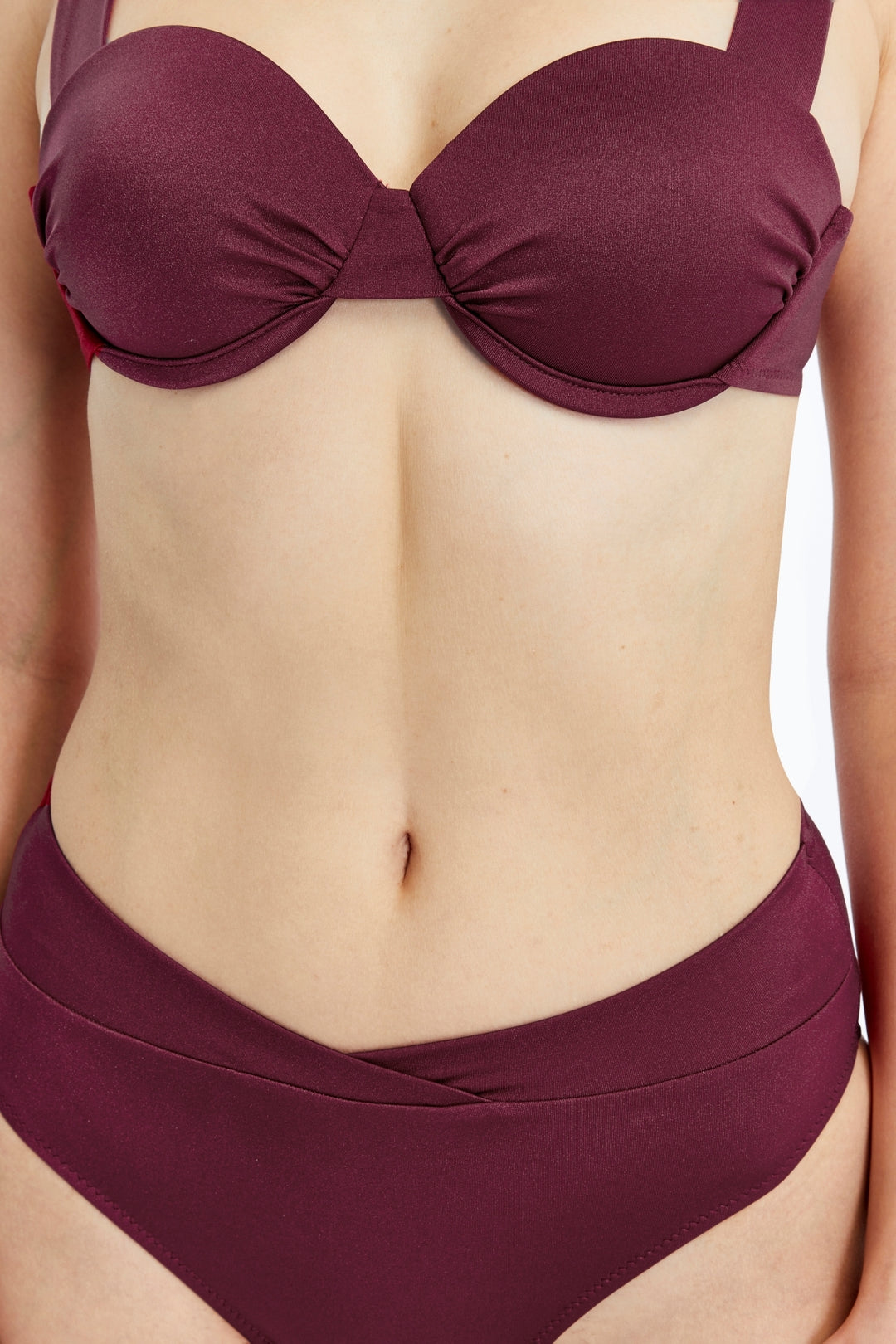 Lovely Things Haut de bikini balconnet GRETA - Bordeaux