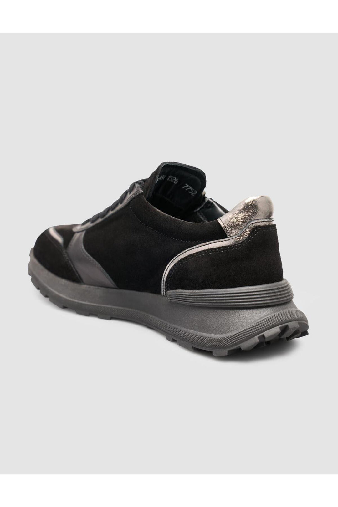 Cabani Shoes Vadano MonaMae %100 Cuir Suédé Noir Femme Sneaker - Multicolore