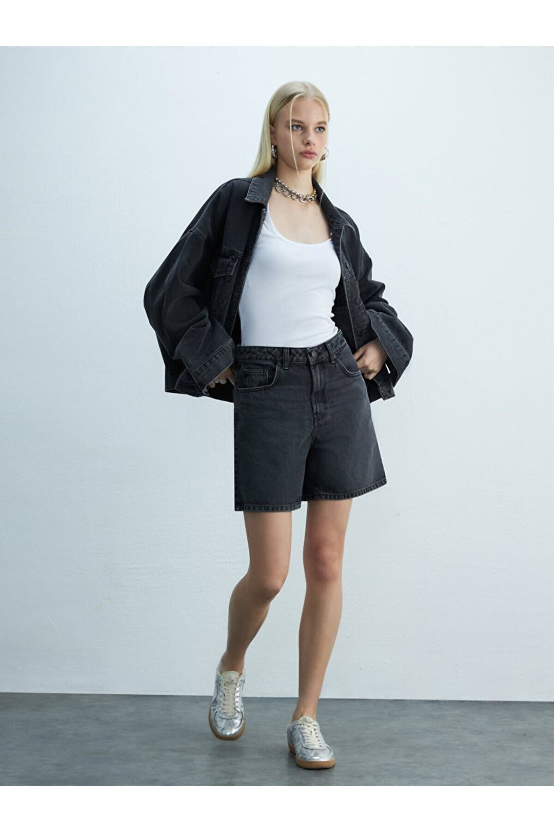 LTB Veste en jean oversize Celia L