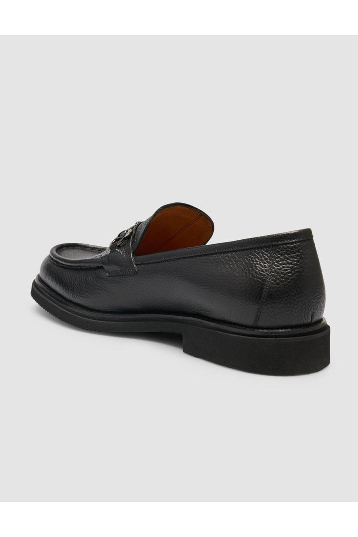 Cabani Shoes %100 Cuir véritable Noir FloterChaussures classiques pour hommes avec boucle - Noir