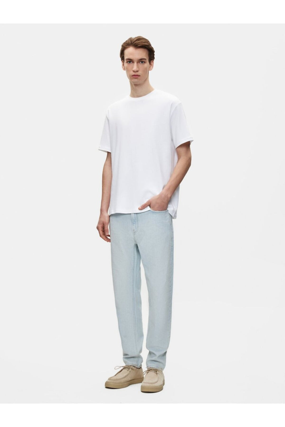 LTB T-shirt Interlock Relaxed Blanc - Blanc