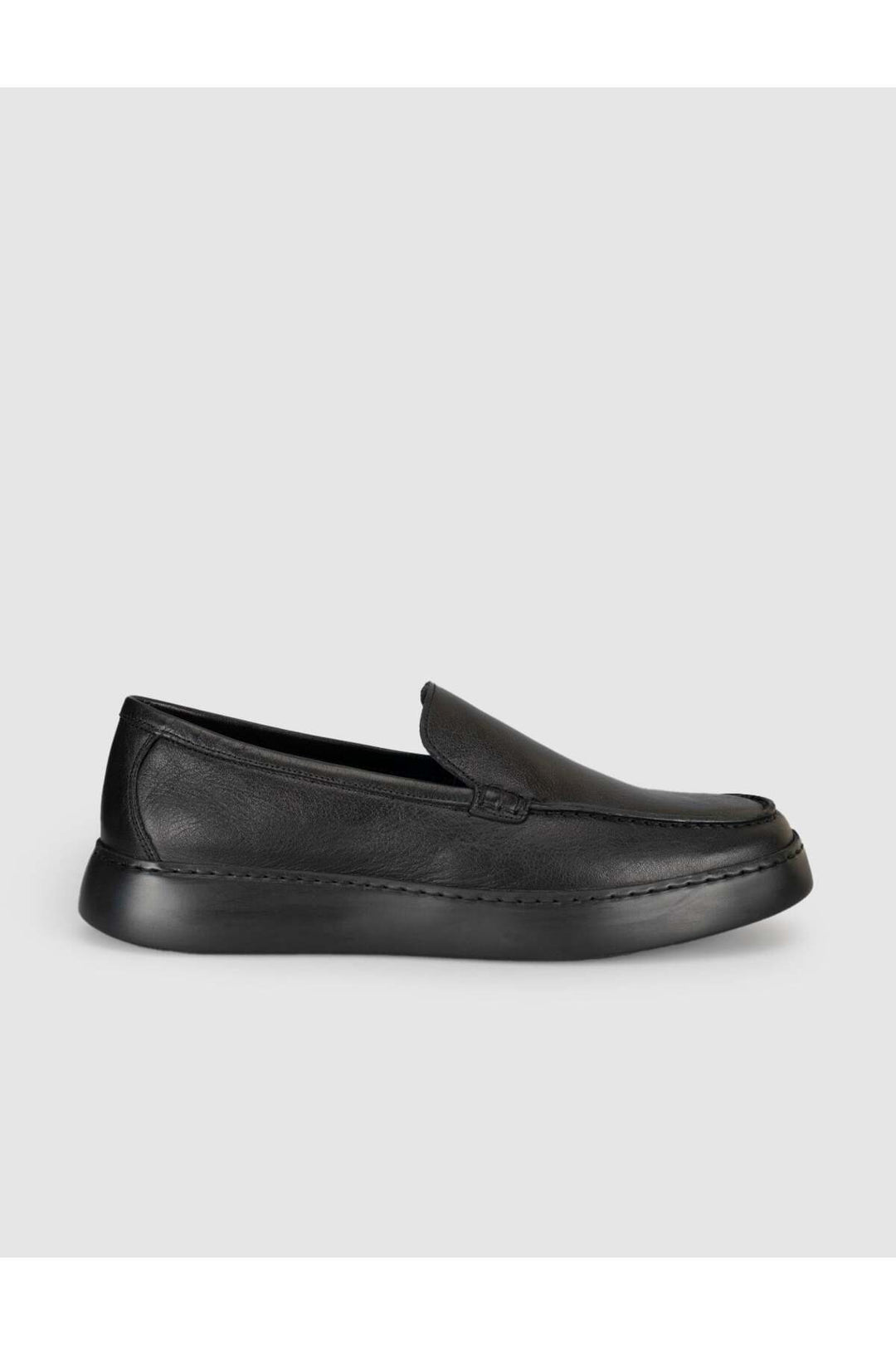 Cabani Shoes Volamo Chaussures Loafers pour Hommes en Cuir de Vachette Noir - Noir