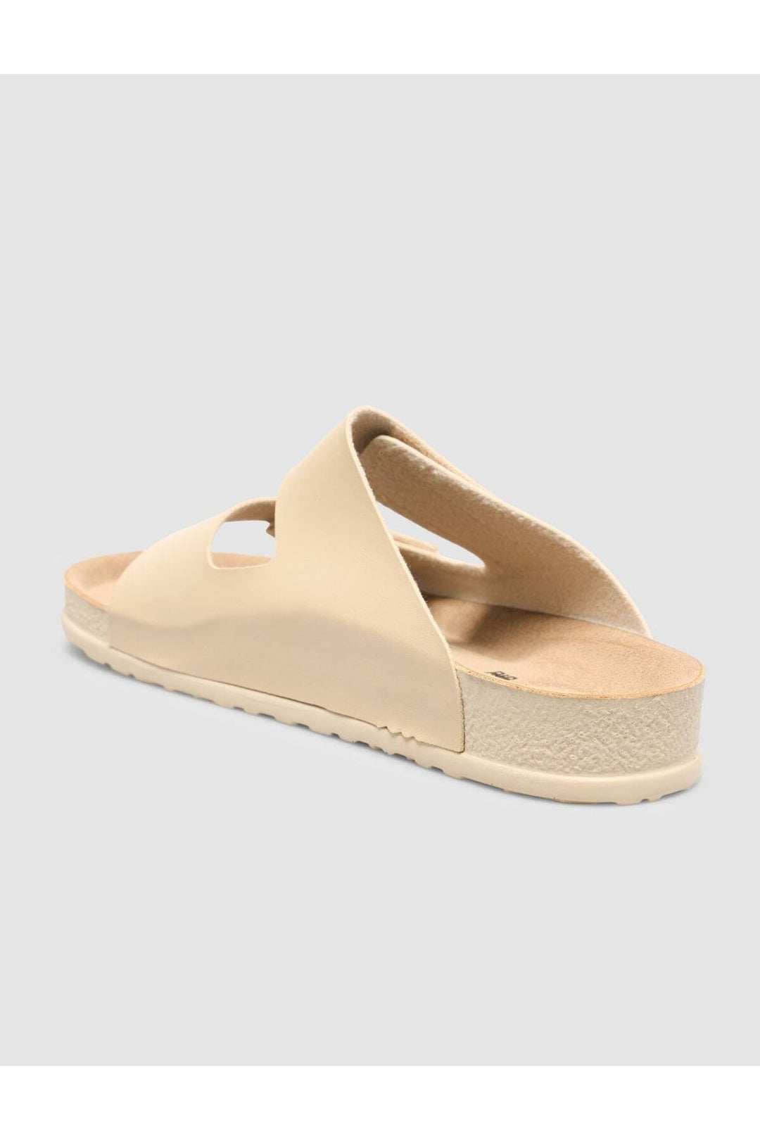 Cabani Shoes Sandales beige à scratch pour femme - Multicolore