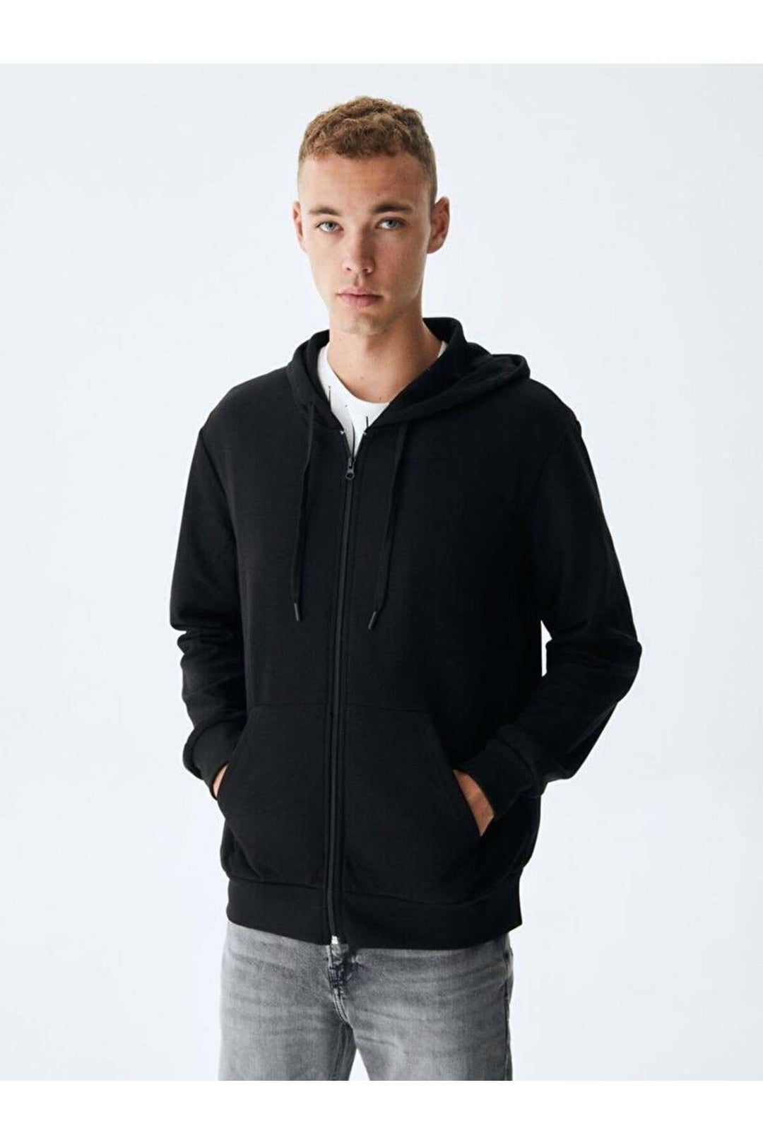 LTB Sweat VINESSA à capuche plate avec fermeture éclair et coupe classique 11258605060019