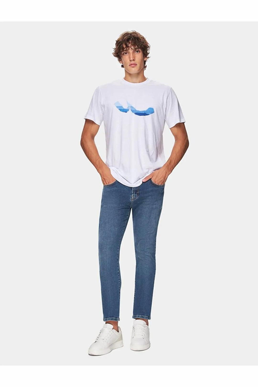 LTB Pantalon slim Sawyer Y mi-hauteur - Bleu̇_54073