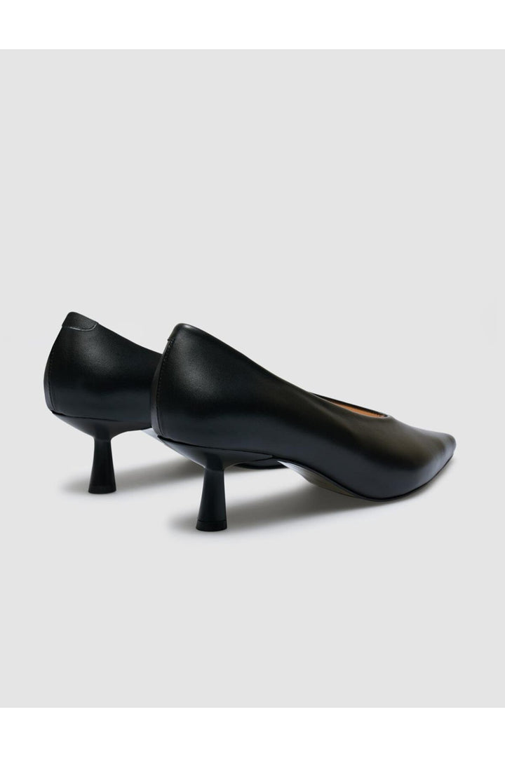 Cabani Shoes Chaussures à talons pour femmes en cuir véritable noir 100% - Multicolore
