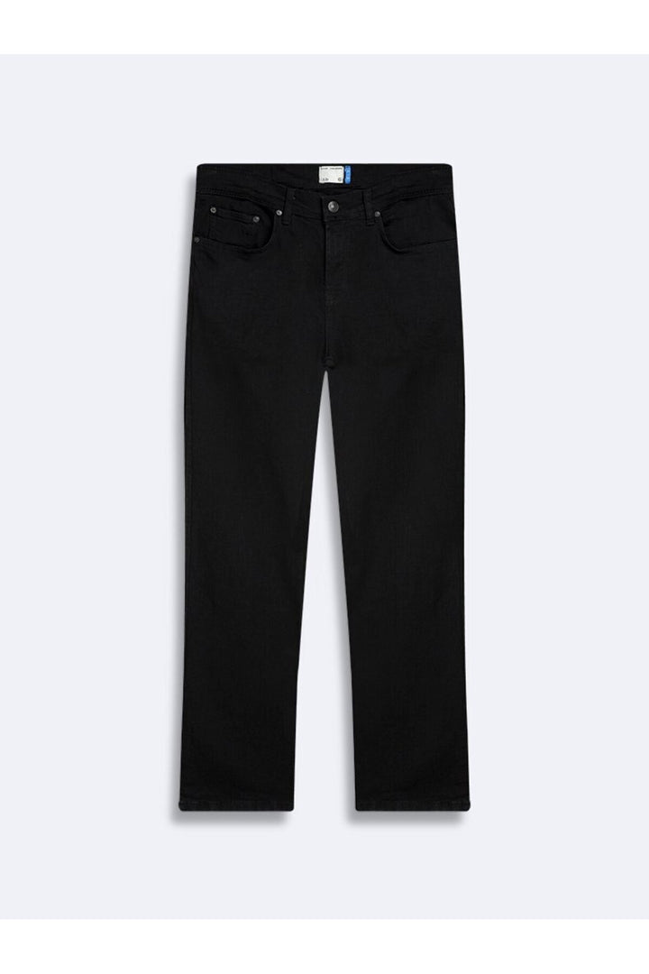 LTB Sawyer P Jean pantalon noir taille moyenne coupe droite - Noir