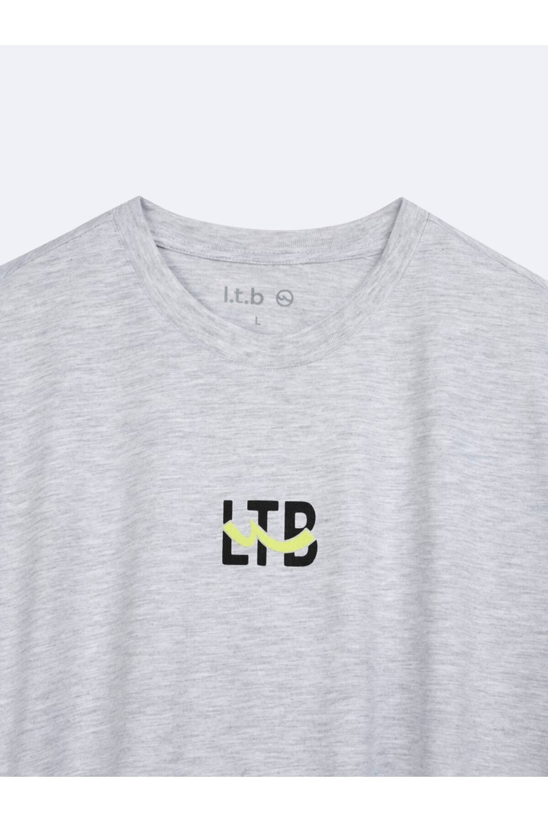 LTB T-shirt Gris avec Logo Imprimé - Gris