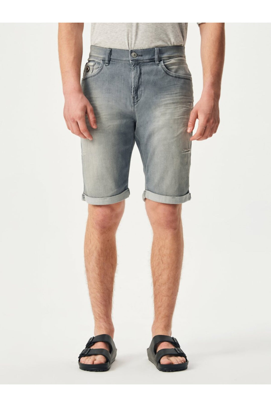 LTB Lance Bermuda en jean indigo taille basse coupe étroite - Bleu