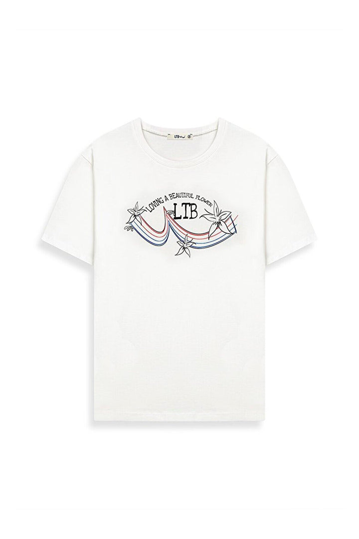LTB T-shirt Blanc - Blanc_100