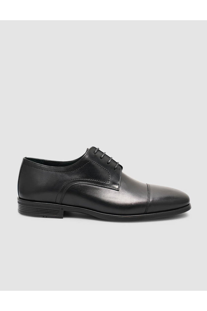 Cabani Shoes %100 Cuir véritable Chaussures classiques pour hommes noires - Noir