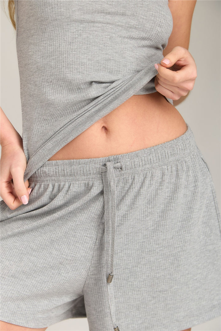 Lovely Things Pantalon de pyjama caraco CAROL - Bourgogne