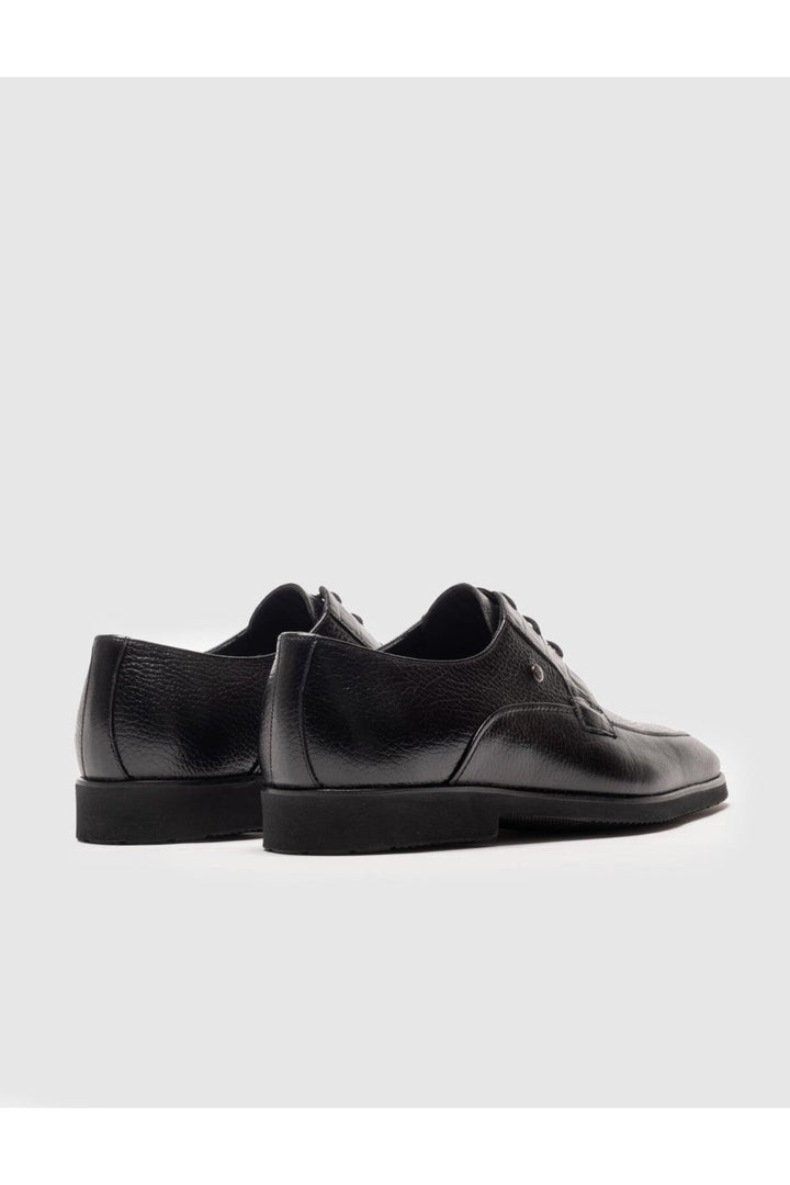 Cabani Shoes Chaussures classiques pour hommes en cuir véritable noires à lacets - Multicolore