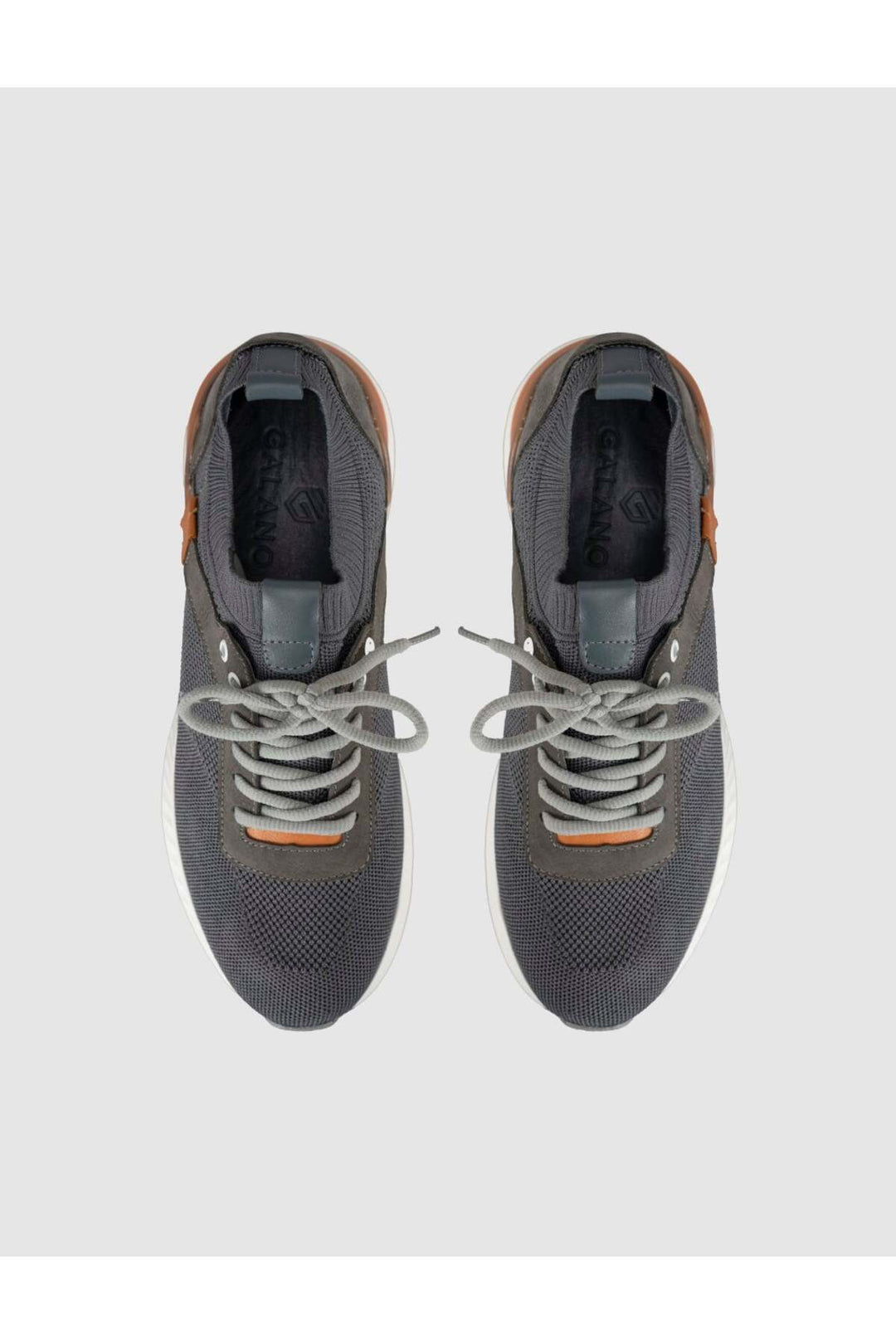 Cabani Shoes Sneaker d'hiver pour homme avec détails en tricot - Anthracite