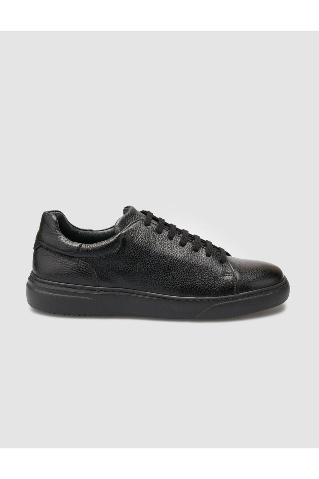Cabani Shoes %100 Cuir véritable Chaussures de sport pour hommes noires - Noir