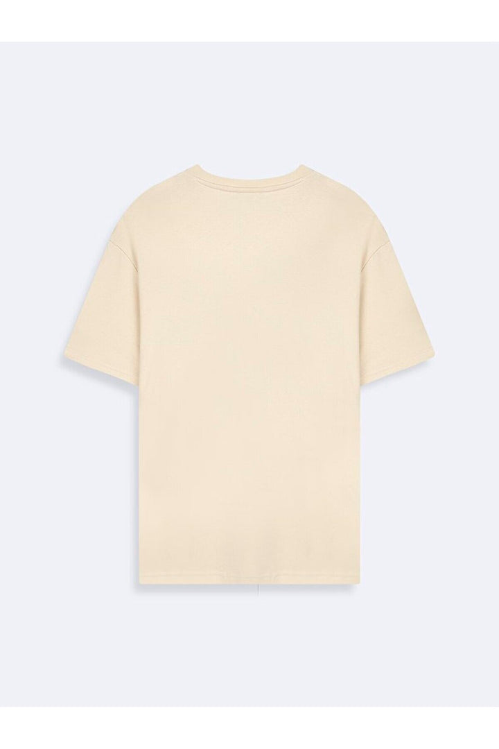 LTB Basıc Loose Beige T-shirt - Beige_1060