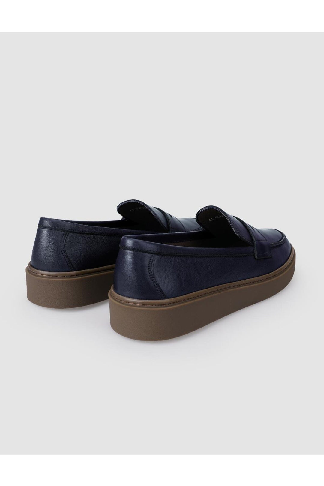Cabani Shoes %100 Cuir véritable Chaussures décontractées pour hommes Bleu marine - Bleu marine