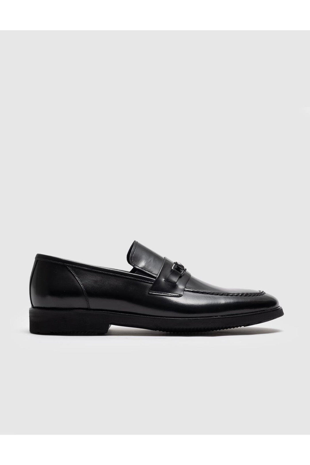 Cabani Shoes Chaussures classiques pour hommes en cuir véritable noires - Noir