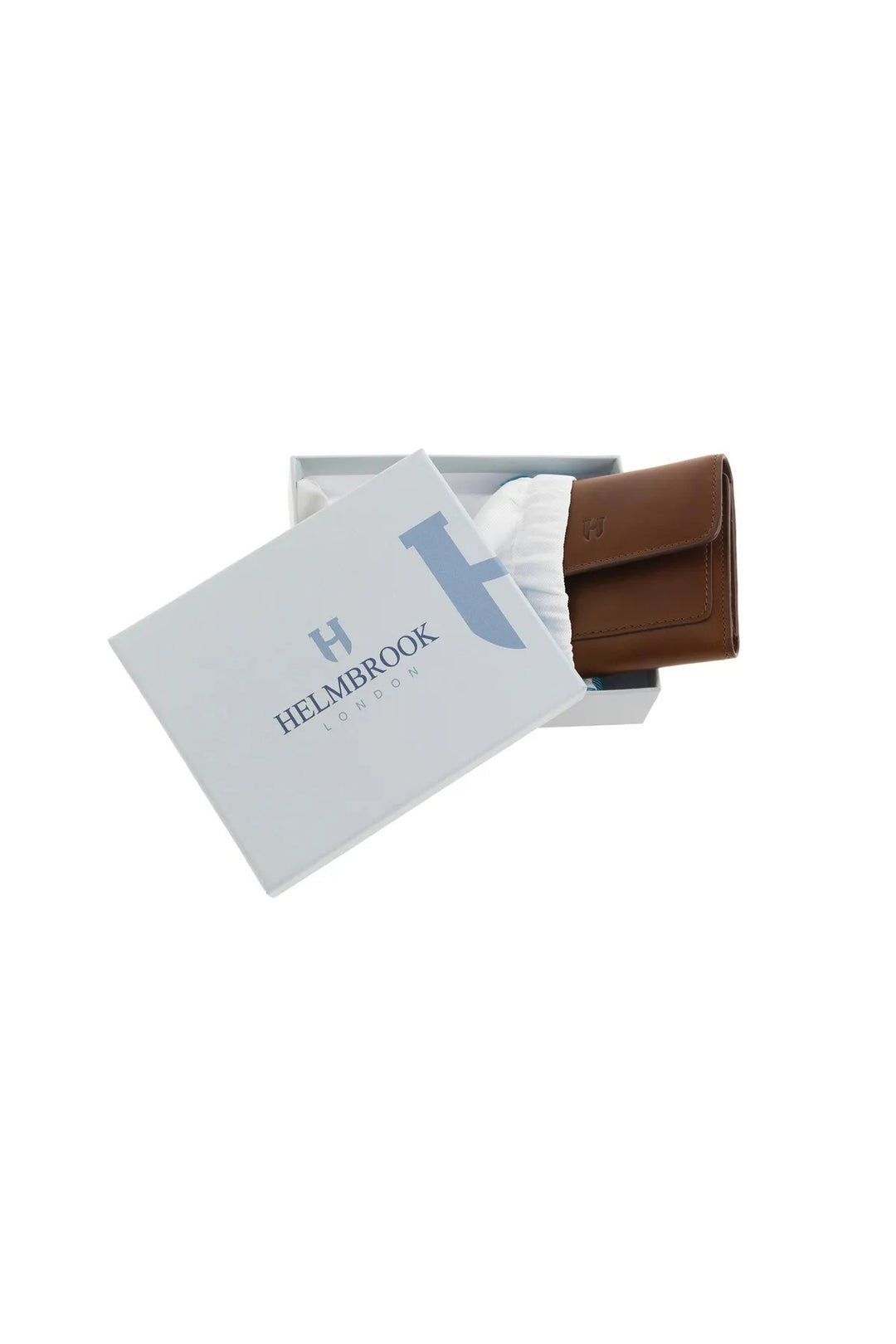 helmbrook Femme Cuir Véritable Grand Portefeuille Fermeture Éclair avec Couvercle Protégé RFID Eleanor Tan