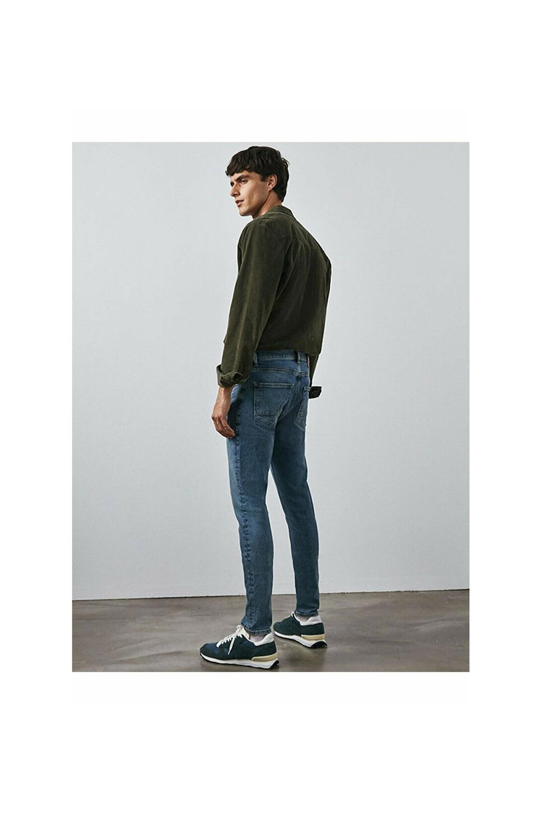 LTB Jean Pantalon Taille Moyenne Smarty Jambe Étroite - Bleu