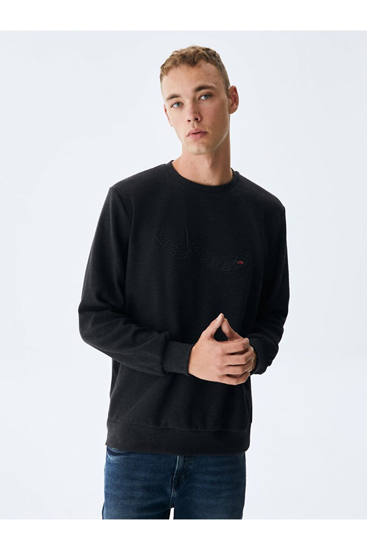 LTB Sweat anthracite avec logo