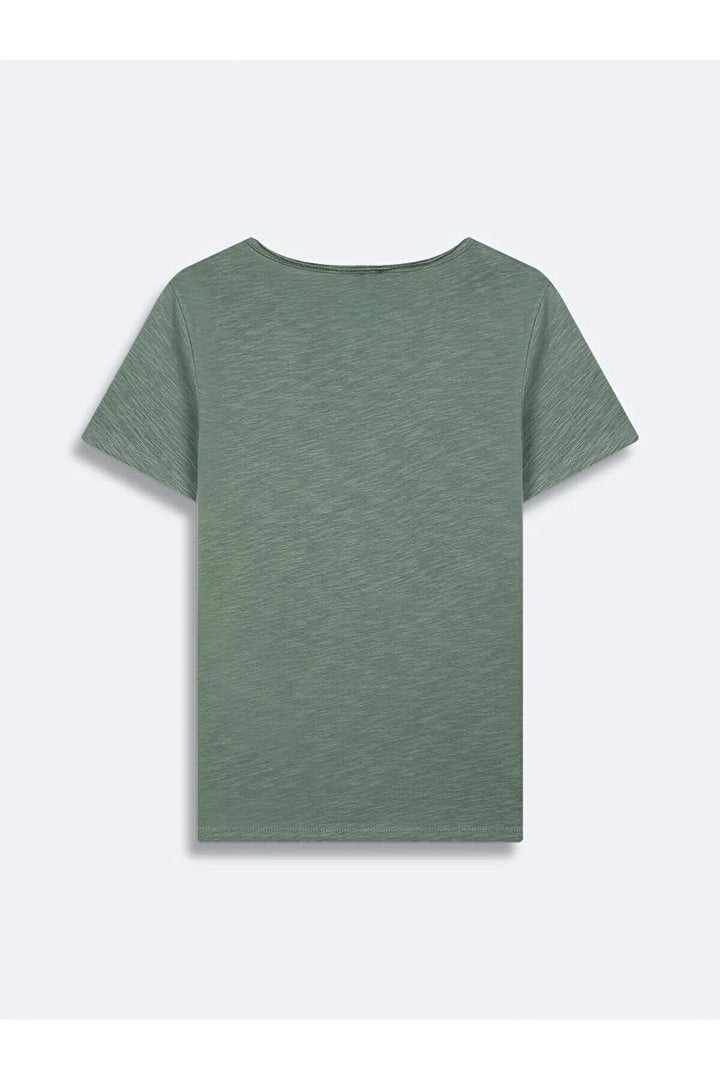 LTB T-shirt à manches courtes HOBESA kaki pour femme 1225801286089401