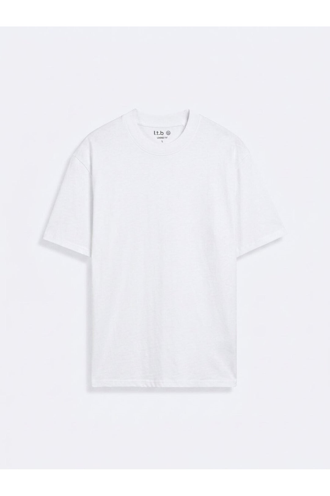 LTB T-shirt basique col rond blanc - Blanc