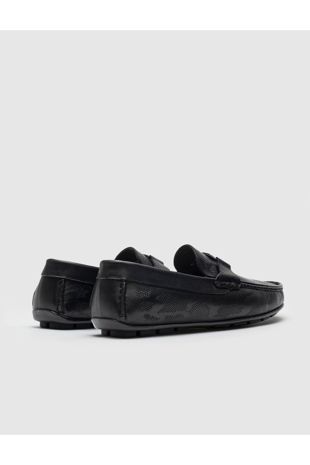 Cabani Shoes Chaussures pour hommes en cuir véritable noires - Noir