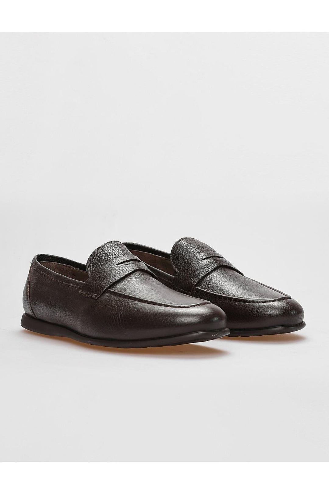 Cabani Shoes Chaussures de ville pour hommes en cuir véritable marron - Marron