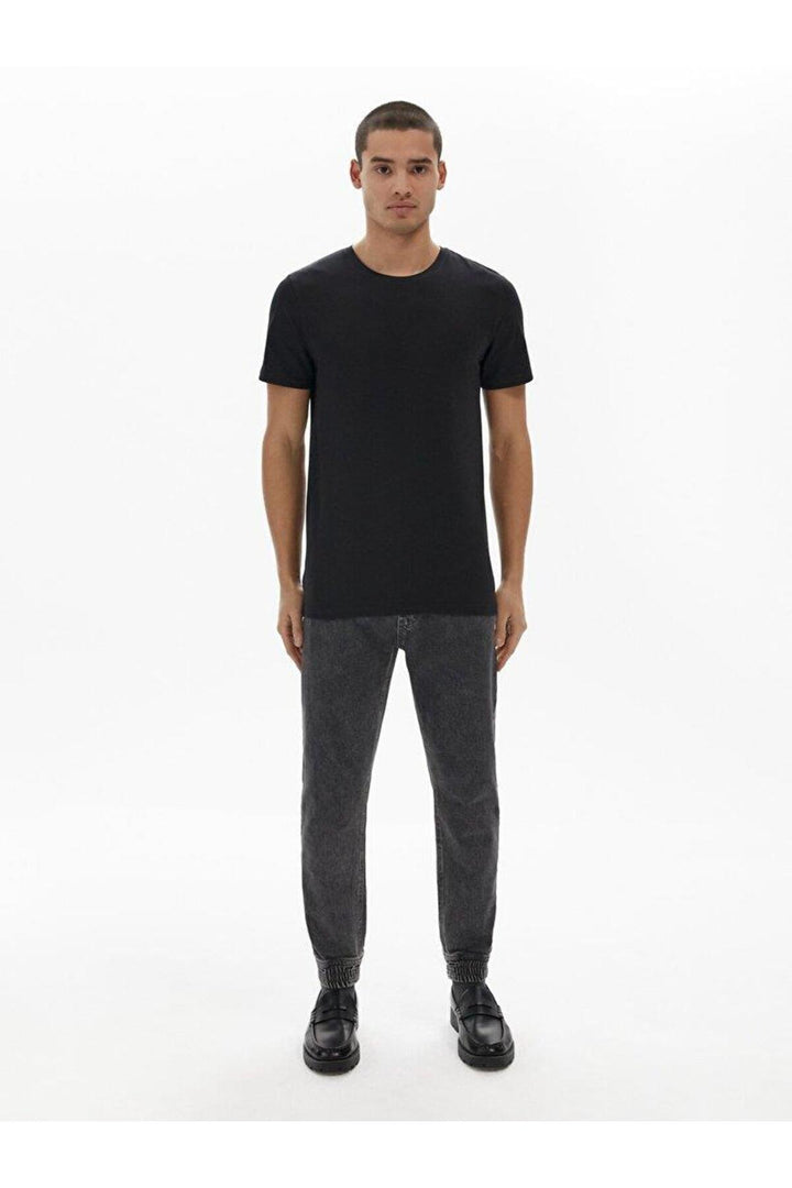 LTB T-shirt à col zéro à manches courtes pour homme Millenium 12258451560033