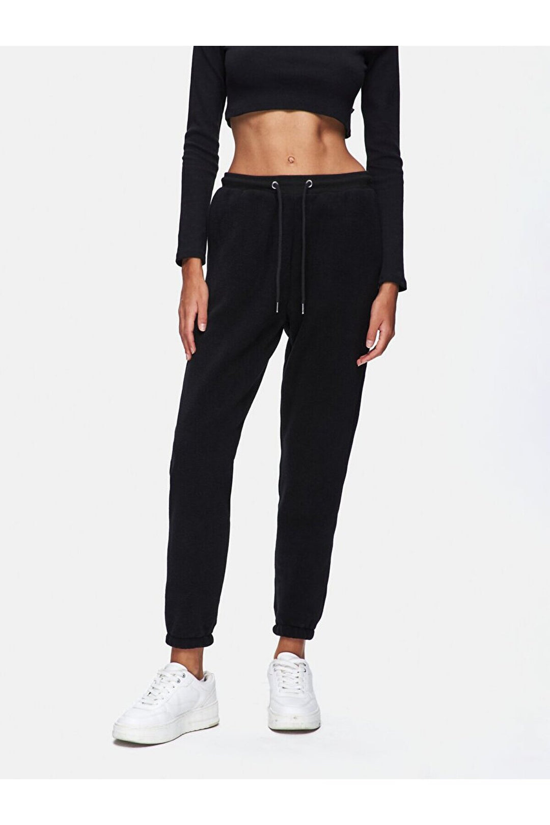 LTB Pantalon de jogging noir coupe régulière - si̇yah_200