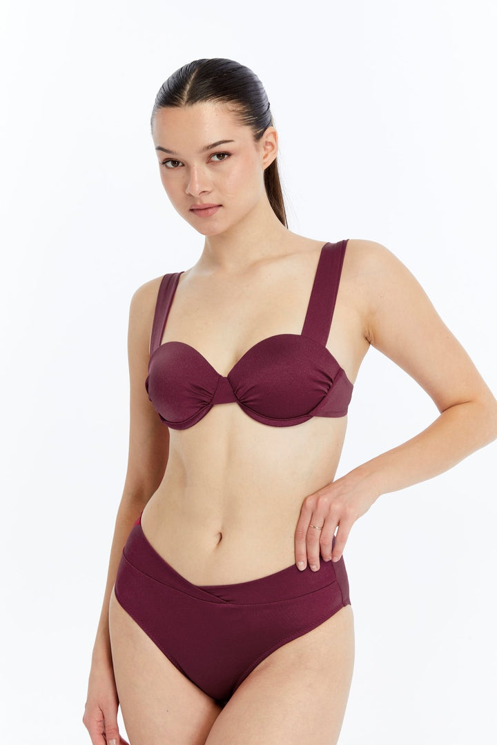 Lovely Things THERESA Bas de bikini - Bordeaux