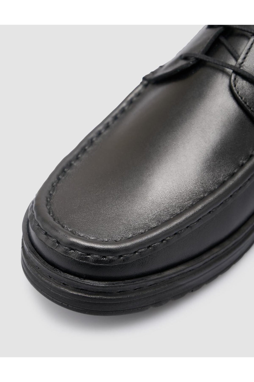 Cabani Shoes Chaussures de ville pour hommes en cuir véritable noir à lacets 100% - Multicolore