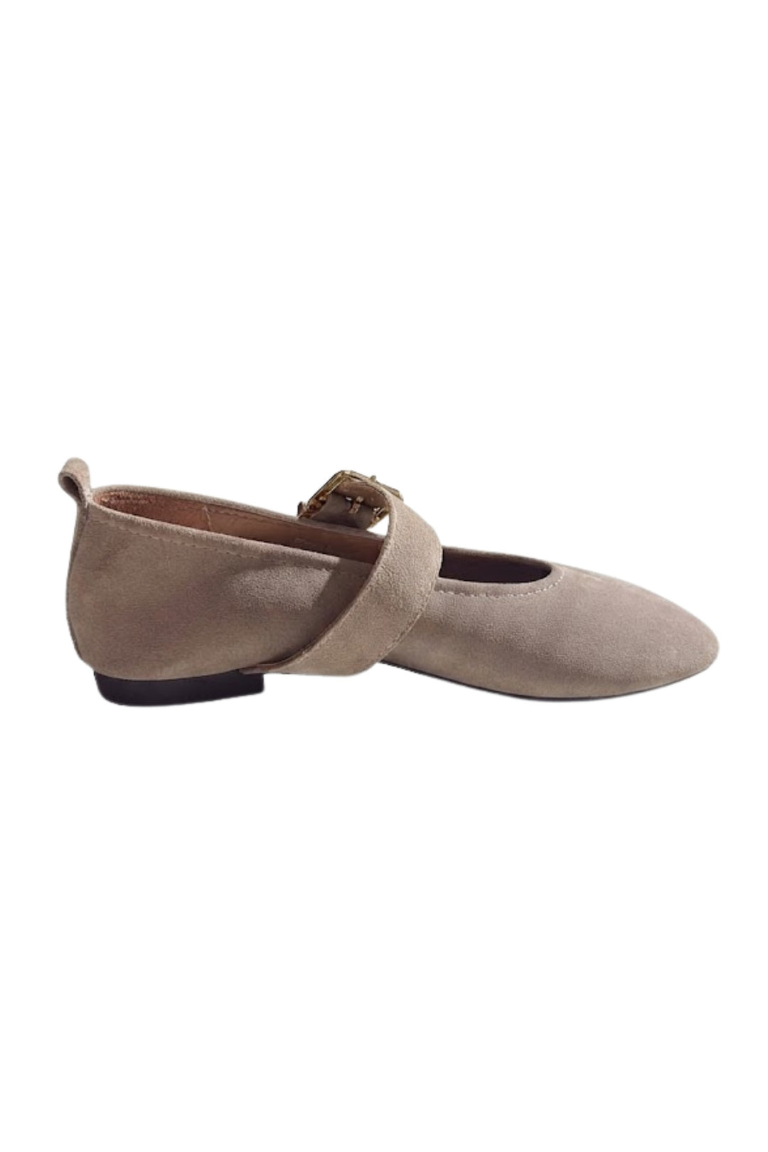 Wavelys NOREL Ballerines en cuir suédé véritable Beige - Beige