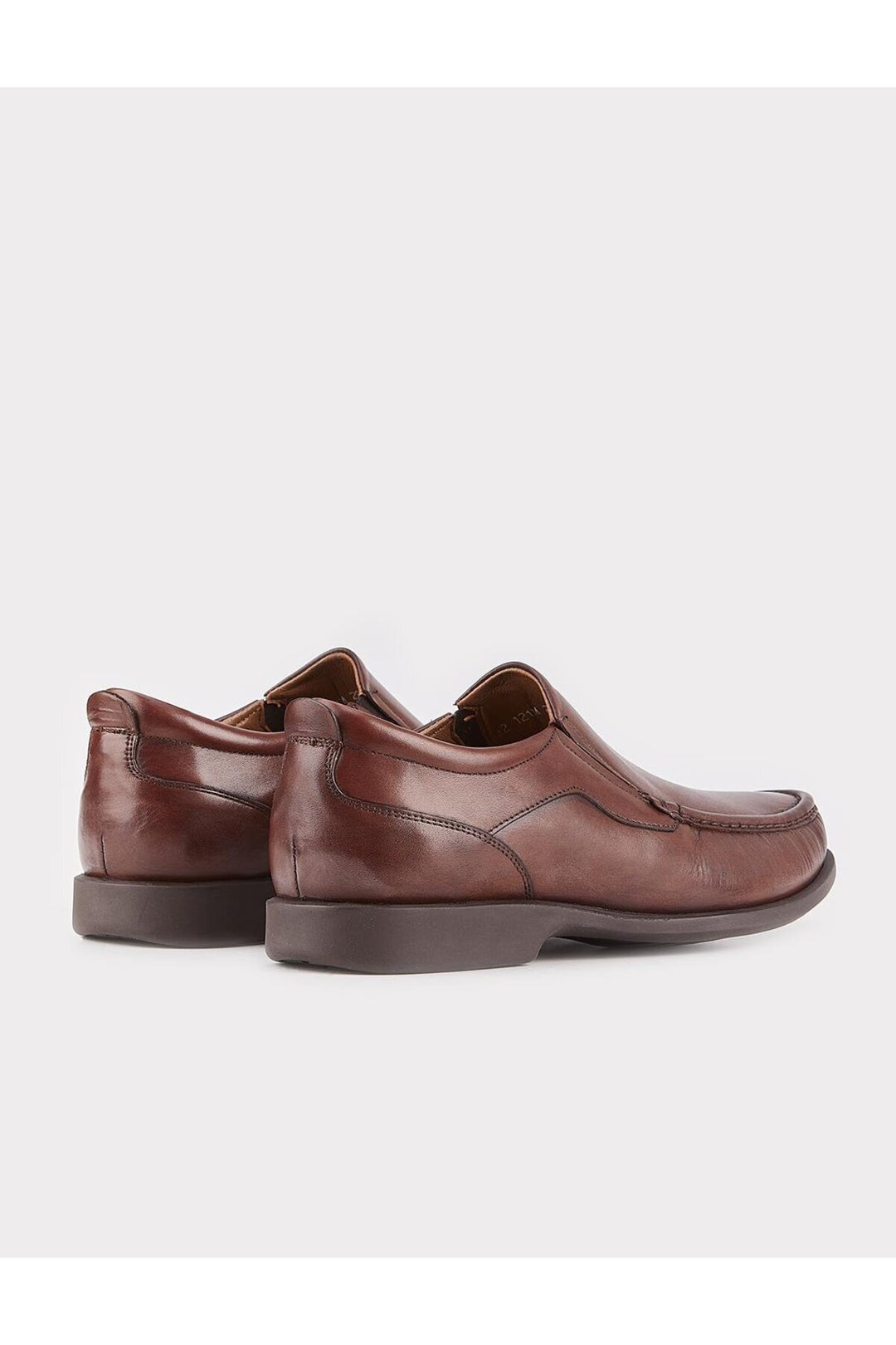 Cabani Shoes Chaussures de ville pour hommes en cuir véritable marron - Marron