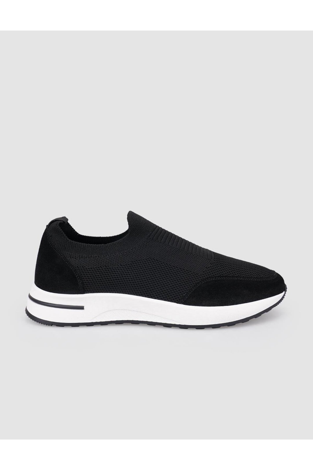 Cabani Shoes Rieti Triko Noir Chaussures de Sport pour Homme - Noir