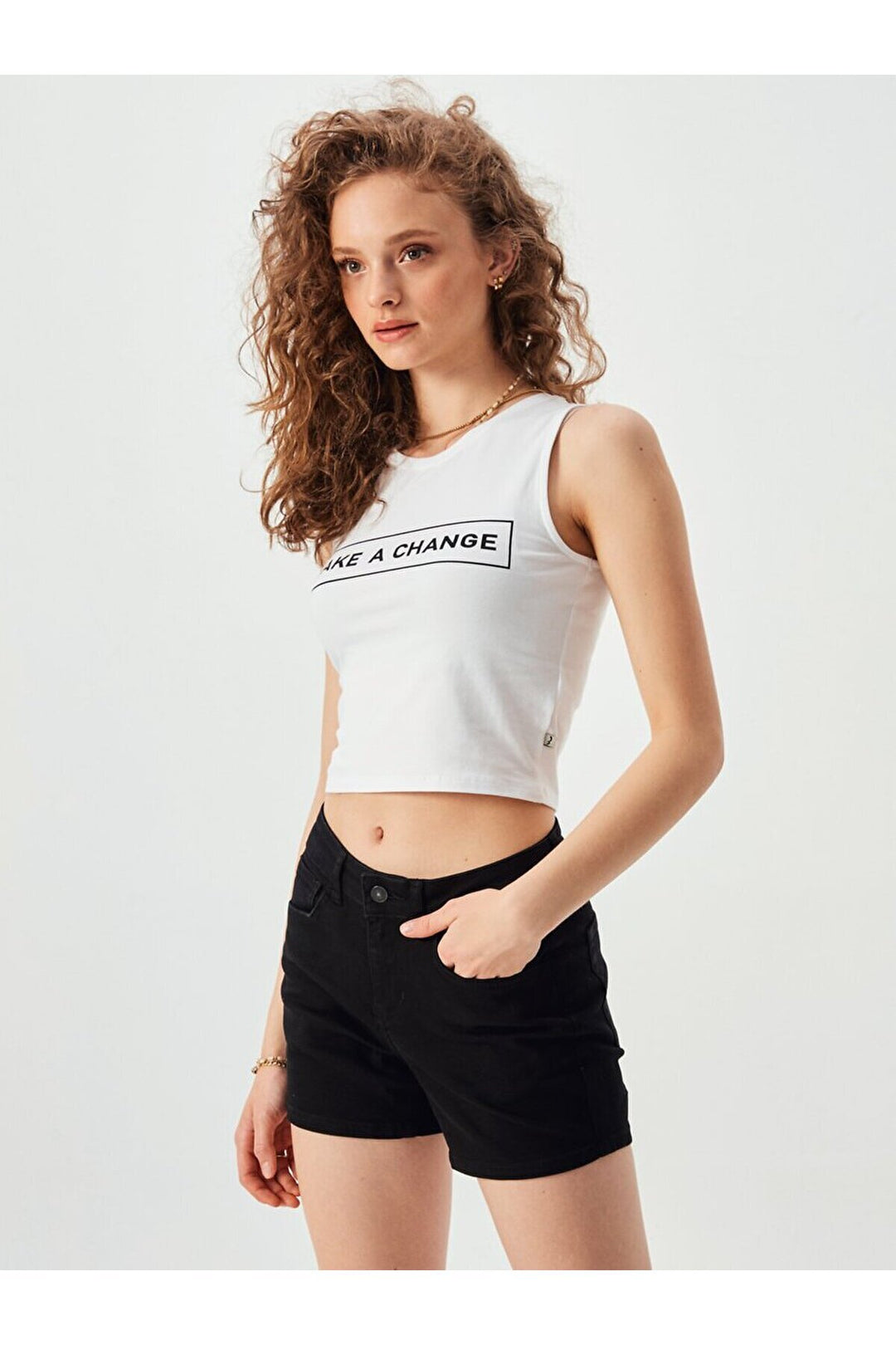 LTB Short en jean taille haute Caren