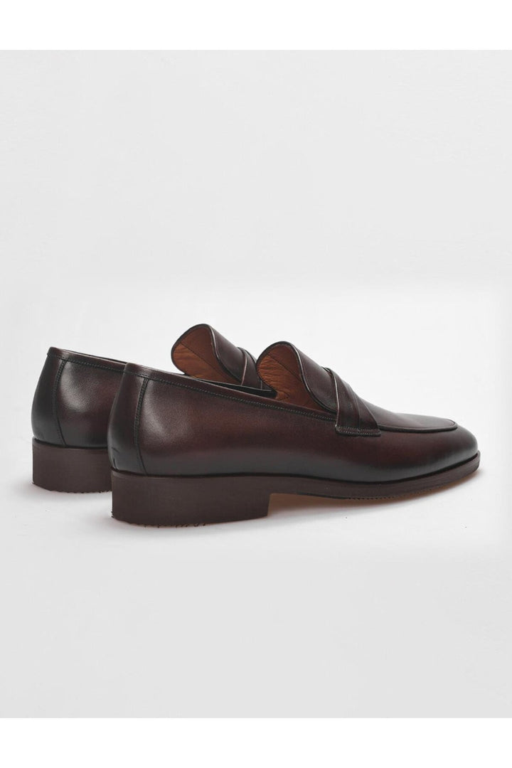 Cabani Shoes Chaussures classiques pour hommes en cuir véritable marron - Marron